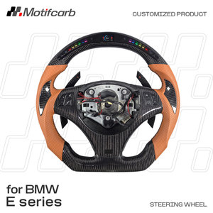 Volante de fibra de carbono personalizado con pantalla LED para BMW E82 E88 E90 E91 E92 M3 320d 330i 335i 135i 128i Coupé 2006-2013 - Product Image 2