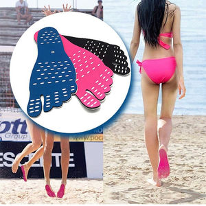 Zapatillas de playa flexibles antideslizantes con plantillas de gel de silicona, calcetines de playa antideslizantes, almohadillas adhesivas para pies, prácticas para la playa. - Product Image 1