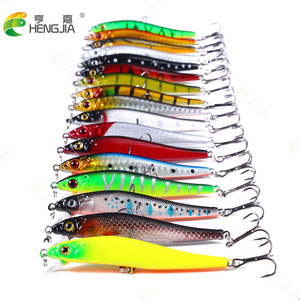 Esche vive Mino con ami in acciaio inossidabile, affondamento lento, proiezione remota, laser Hengjialuya, esca bionica a lingua corta, attrezzatura da pesca - Product Image 2