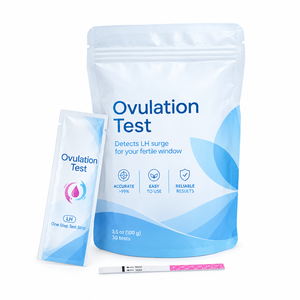 <span class=keywords><strong>Test</strong></span> de prédiction de l'<span class=keywords><strong>ovulation</strong></span> rapide LH, bandelette de <span class=keywords><strong>test</strong></span> de fertilité urinaire pour identifier les jours fertiles - Product Image 1