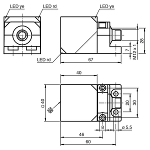 Nuevo Sensor Inductivo de Seguridad Original Pepperl+Fuchs NSN20-L2M-2E2-V1-S2D2 en Stock, Interruptor de Proximidad VariKont Genuino - Product Image 2