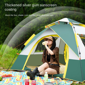 Tentes de camping personnalisées, tente extérieure automatique, vente en gros, tente pliante imperméable pour le glamping, tente portable pour les fêtes - Product Image 3