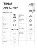 Máquina de Servicio de Aire Acondicionado Totalmente Automática AC100 PRO V2.0 con Base de Datos Inteligente, Compatible con Doble Refrigerante R134a y R1234yf