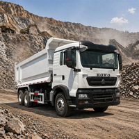 Восстановленный самосвал Howo NX 6x4, 371 л.с., двигатель Weichai, полный комплект запчастей для горнодобывающей и логистической техники