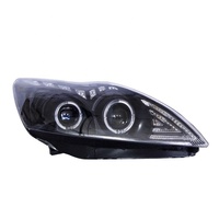 Faros Delanteros para Ford Focus 09-13, Conjunto de Faros Modificados con Lentes LED, Luces de Circulación Diurna, Señales de Giro Dinámicas