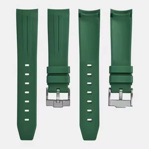 <span class=keywords><strong>Bracelet</strong></span> étanche de 20mm en silicone pour <span class=keywords><strong>bracelet</strong></span> de plongée, nouveau <span class=keywords><strong>bracelet</strong></span> de montre en caoutchouc à bout incurvé pour <span class=keywords><strong>MoonSwatch</strong></span> pour R olex - Product Image 4