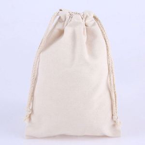 กระเป๋าผ้าแคนวาสพิมพ์โลโก้แบบกำหนดเองได้ หลายสี พร้อมเชือกผูกสองเส้น - Product Image 1