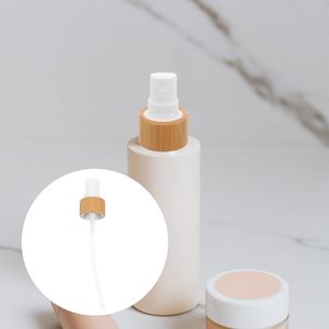 Tapa de Perfume Ecológica de Bambú con Función Antiderrames para Botella Cosmética de Vidrio sin Aire - Product Image 2