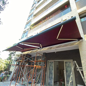 Toldo Retráctil Eléctrico Moderno para Patio, Impermeable, Motorizado, con Marco de Aleación de Aluminio para Villa, Balcón, Jardín, Terraza - Product Image 4