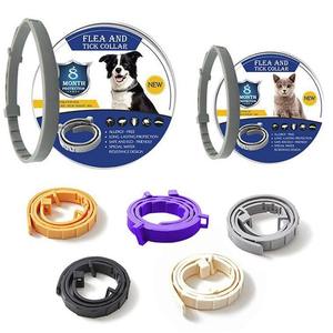 Verstelbare luxe satijnen halsband tegen huisdieren, puur natuurlijke plantaardige etherische olie, muggenwerend, waterdicht, effen patroon - Product Image 1