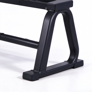 Support de rangement noir à double niveau pour haltères, équipement de sport commercial - Product Image 4