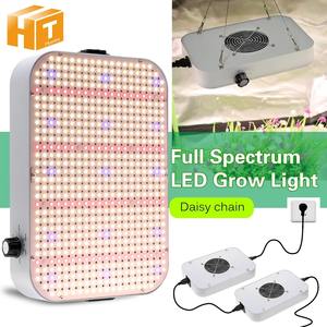 Luz LED de espectro completo para cultivo, AC220V 100W LM281B con enchufe europeo para iluminación de cultivo hidropónico en invernadero - Product Image 1