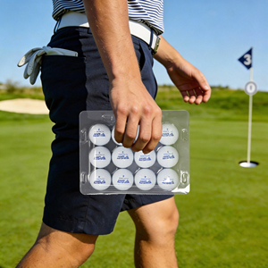 Envase tipo concha transparente para pelotas de golf, blíster pequeño, caja con 12 compartimentos, bandejas de plástico tipo concha - Product Image 6