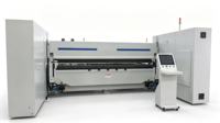 Machine à plier CNC modèle 3200 à double pliage avec système de positionnement servo pour le pliage de l'aluminium semi-automatique, épaisseur 0,3-3 mm