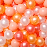Balles de jeu souples en plastique sans phtalates, sans BPA, résistantes aux chocs, 6 cm, pour enfants, piscine, intérieur/extérieur, 6 couleurs