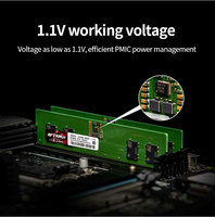 TXRUI High Speed Memory DDR5 Gaming Desktop RAM 32GB DDR5 RGB 4800 5200 5600 6000 MHz Parts Memoria