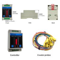 Contrôleur de niveau de réservoir d'eau WIFI automatique à distance avec relais Détecteur de niveau de liquide intelligent Tuya Détecteur d'alarme de fuite