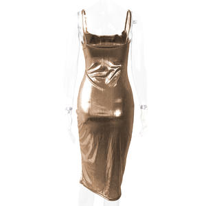 2023热辣女性Drees闪光迷你紧身意大利面条带夏季女士分体夜总会闪亮性感派对俱乐部穿连衣裙 - Product Image 6