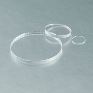 Ventana protectora de magnesio fluoruro MgF2 óptica personalizada de fábrica con revestimiento para ultravioleta - Product Image 5