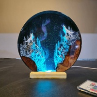 Lampe en résine best-seller transfrontalier, veilleuse Galaxie Cosmique modèle LY499 – Design créatif, cadeau artistique parfait de Chine