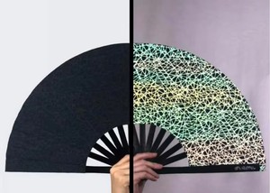 Abanico de Bambú Grande al por Mayor de Guansen, Abanico Chino para Danza de Kung Fu con Decoración Pintada, Modelo de Pintura China, Souvenir - Product Image 3