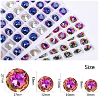 Vente en gros K9 Cristal Strass Gemme Fleur Conception pour Pendentif Fabrication pour Vente Dos Pierre Décoration Fabrication Directe