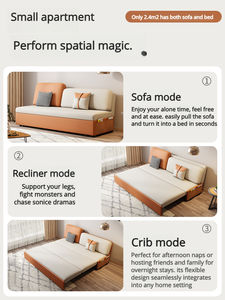 <span class=keywords><strong>Canapé</strong></span>-lit <span class=keywords><strong>convertible</strong></span> <span class=keywords><strong>avec</strong></span> <span class=keywords><strong>coffre</strong></span> <span class=keywords><strong>de</strong></span> <span class=keywords><strong>rangement</strong></span>, design moderne pour salon et villa - Product Image 3