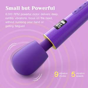 Mini vibrateur baguette jouets sexuels stimulateur de clitoris Vibrations 5 vitesses plaisir puissant jouets pour adultes pour femmes CouplesLED affichage - Product Image 3