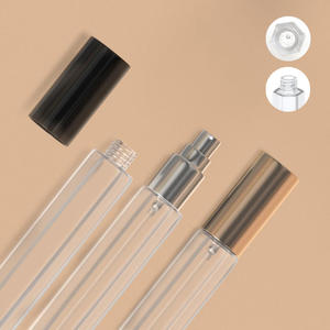 Chai xịt nước hoa thủy tinh tròn đáy dày 10ml 15ml, chai xịt nước hoa thủy tinh cao cấp có nắp, cổ vặn, trống - Product Image 2