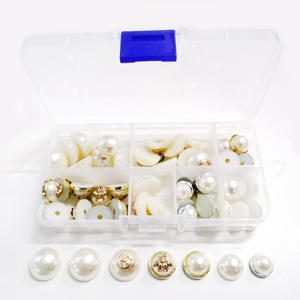 Celimi Half Round Plastic Pearl Beads 10-18mm For Phone Case DIY Jewelry Making Accessories - Product Image 2