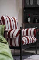Fauteuil inclinable moderne en bois rouge doux, style antique, meubles de maison, salon, hôtel, designer, siège unique, dossier de loisirs
