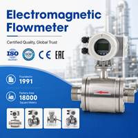 Débitmètre électromagnétique IP68 à haute étanchéité avec électrode en Hastelloy titane et revêtement PTFE PFA, fileté, pour dosage chimique et liquides