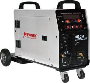 Machine à souder multifonctionnelle MIG/TIG/MMA à double impulsion synergique, commande numérique monophasée 220V 250DP, pour le soudage de l'aluminium - Product Image 4