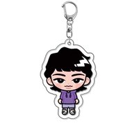 Anime Attack Titan Q Version, pendentif porte-clés en alliage d'acier inoxydable, imprimé en relief, dessin animé, bijoux cosplay, cadeau pour fan