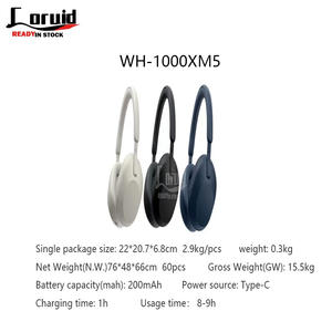 Auriculares BT montados en la cabeza de alta calidad para juegos, auriculares ANC inalámbricos para Sony <span class=keywords><strong>WH</strong></span> <span class=keywords><strong>1000XM5</strong></span>, calidad 1:1 - Product Image 2