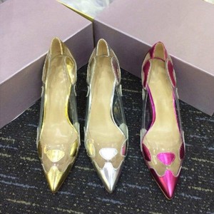 Fatti a mano Delle Donne di Alta Tacco Sottile <span class=keywords><strong>Scarpe</strong></span> IN PVC Trasparente Trasparente Punta a punta Tacchi A Spillo <span class=keywords><strong>Lavoro</strong></span> Del Partito Pompe <span class=keywords><strong>Scarpe</strong></span> <span class=keywords><strong>Da</strong></span> Sposa di Base - Product Image 6