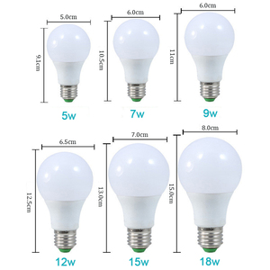 Chất lượng cao màu trắng nhựa <span class=keywords><strong>LED</strong></span> <span class=keywords><strong>BULB</strong></span> 5W-18W 220V E27 dân cư sử dụng <span class=keywords><strong>1200</strong></span> lumens - Product Image 4