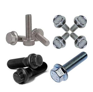 Perno Hexagonal con Brida DIN6921 de Bajo Precio, Acero al Carbono/Inoxidable M6-M20, Perno Hexagonal con Brida Zincado M10x30, Pernos y Tuercas para <span class=keywords><strong>Moto</strong></span> - Product Image 2