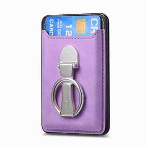 Tarjetero Portátil de PU con Soporte Personalizado de un Toque, Estuche Magnético para Tarjetas de Crédito, Cartera de Moda para Mujer - Product Image 4