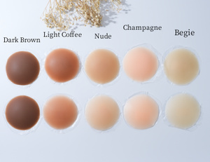 Autocollants réutilisables en silicone pour seins collants adhésifs sans couture pour mamelons autocollants pour femmes avec boîte de voyage - Product Image 2