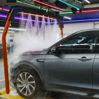 Machine de lavage de voiture sans contact rotative à 360° rapide (3-7 min), paiement intelligent électrique, centre de detailing automobile, parking d'appartement