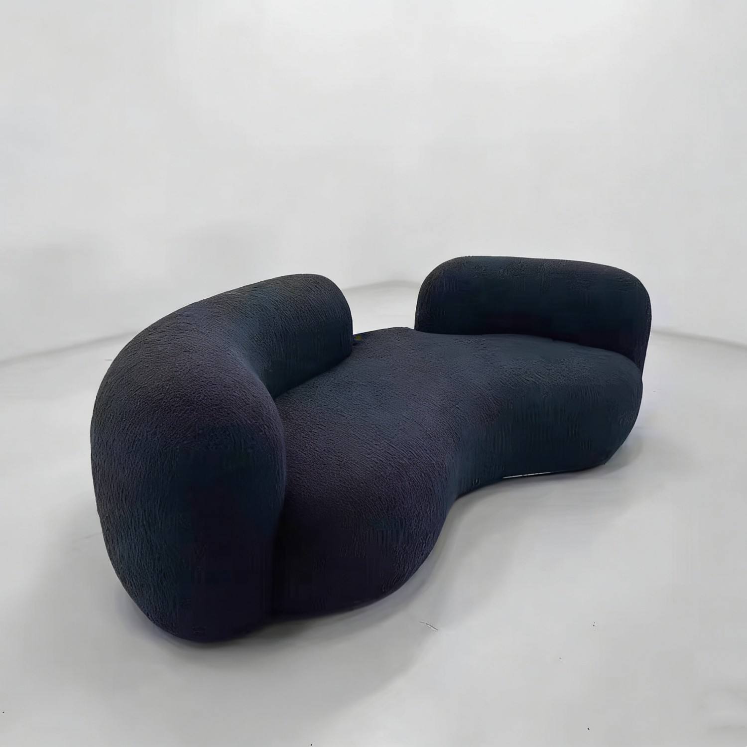 Cuir d'agneau noir - sans plateau