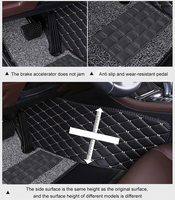 Tapis de voiture en cuir de luxe, résistant à l'usure, antidérapant, robuste, toutes saisons, vente directe d'usine, pour CHARGER 2020