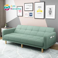 Canapé-lit pliable en tissu moderne AntNovelty - Chaise convertible multifonctionnelle pour salon et chambre