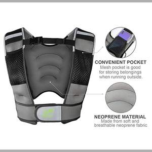 PVC Material Sandbag for Outdoor Fitness Training Weighted <b>Running</b> Vest Shirt - Product Image 2