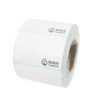 높은 인쇄 품질 정전기 방지 광택 흰색 PP 라벨 스티커 자체 접착 용지