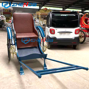 Chariot tiré à la main Manpower <span class=keywords><strong>2</strong></span> roues pousse-pousse chariot tiré par des chevaux à vendre - Product Image 4