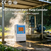 Pengontrol Pompa Terintegrasi Cerdas M521 yang Disetujui CE ACE, Laris Manis, Dapat Dikustomisasi OEM, Panel Kontrol Pompa Air Sumur Dalam