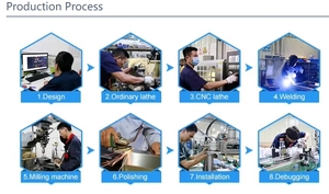 Equipo de procesamiento de líquidos variado para enlatado de salsa de pasta, salsa de tomate, bebidas, champú, gel, componentes principales PLC, engranajes, vidrio - Product Image 6