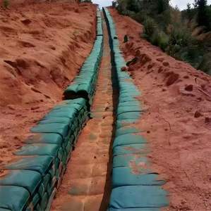 Sacs en géotextile, sacs écologiques pour graines d'herbe pour le contrôle des inondations fluviales et la protection des pentes. - Product Image 5